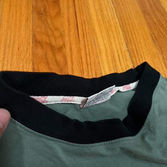 Vintage Coca-Cola T-Shirt Baseball Green Black Colorblock Elbow Sleeve Distress - Picture 5 of 11